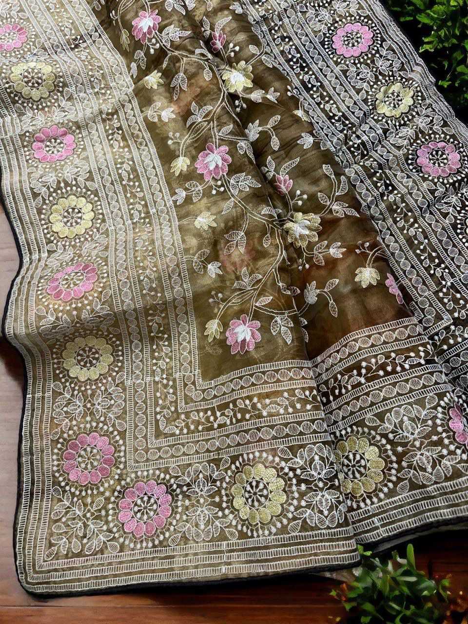 YNF ORGANZA MPL ARIYA WHOLESALE SAREES MANUFACTURER